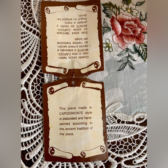 LN VINTAGE BEAUTIFUL COLLECTIBLE PITCHER MADE IN ITALY. CERTIFICATE INCLUDED. - Picture 8 of 8